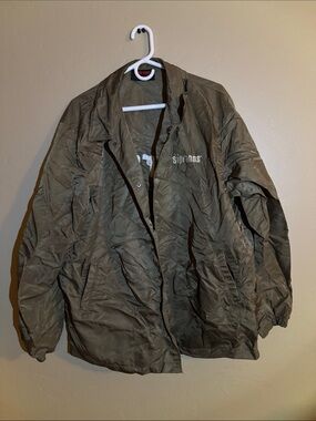 Sopranos Olive Lightweight Coach Jacket